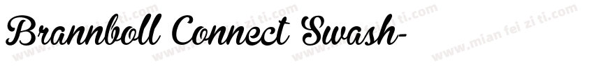 Brannboll Connect Swash字体转换